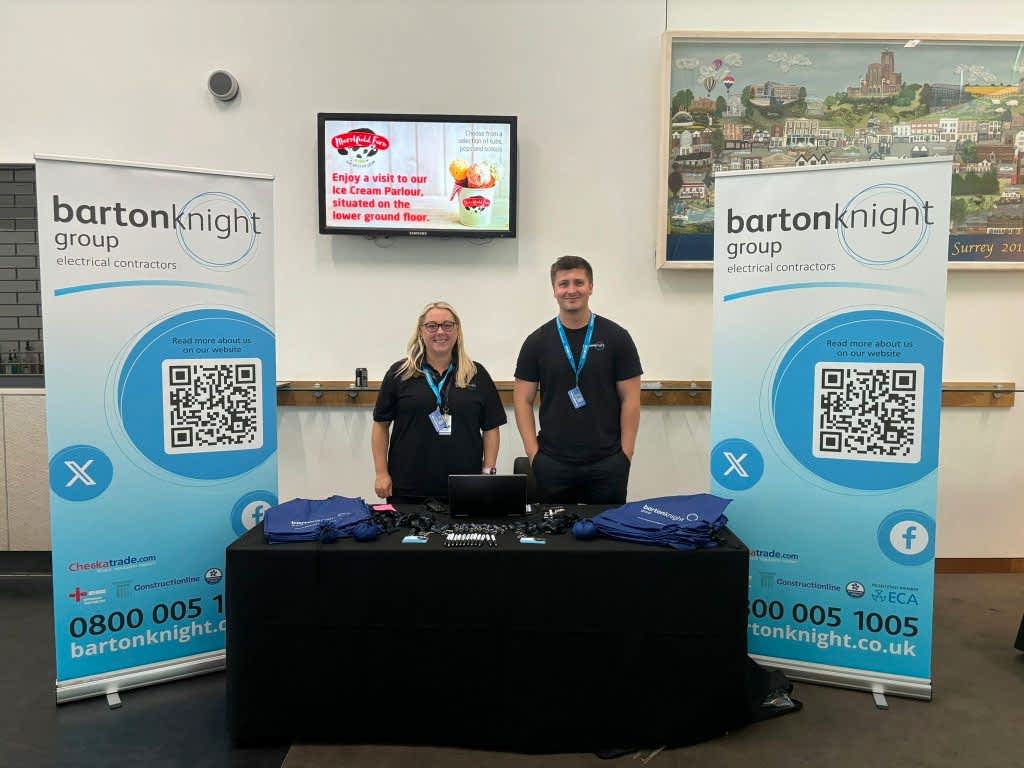 Image of Barton Knight staff at the UK Career Fair in Guildford